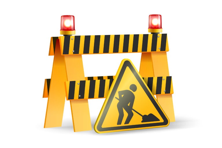 Realistic Under Construction Barrier